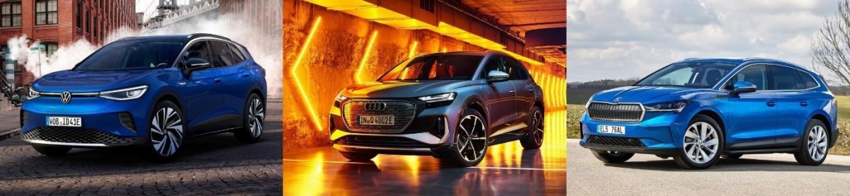 VW ID.4, Audi Q4 and Skoda Enyaq - the triplets
