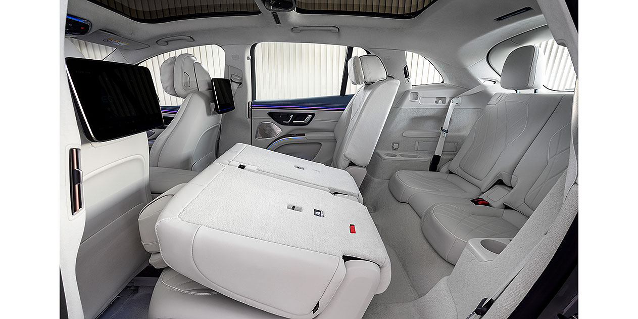 Mercedes EQS SUV interior