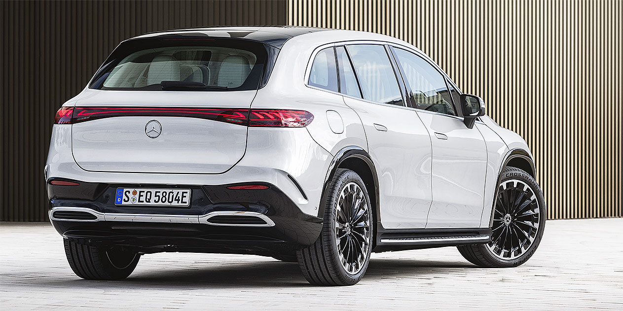 Mercedes EQS SUV back
